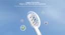 رؤوس بديلة لفرشاة الأسنان الكهربائية T302 عدد 3 أبيض شاومي Xiaomi Electric Toothbrush T302 Replacement Heads