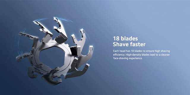 Xiaomi Mi Electric Shaver S101: A Stylish and Efficient Electric Shaver with 360° Floating Heads, LED Display, and IPX7 Waterproof Rating