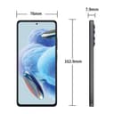 موبايل جوال ريدمي 12 برو الجيل الخامس رام 8 جيجا 256 جيجا تخزين أسود شاومي Xiaomi Redmi Note 12 Pro 5G