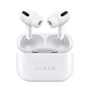 سماعات اذن لاسلكية سينس اي 79 تي دبليو اس باللون الابيض مع تحكم باللمس وشحن لاسلكي ولايتنينج من لازور Lazor Sense EA79 TWS In Ear Earphones Mono Dual Connection Switch Touch Control BT V5.0 Bass Boost+ Wireless &amp Lightning Charging White