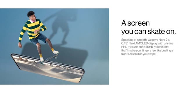 OnePlus Nord 2 5G 12GB RAM 256GB Gray, 6.43-inch Fluid AMOLED Display, MediaTek Dimensity 1200-AI Processor, 50MP Camera, 4500mAh Battery, 65W Warp Charge