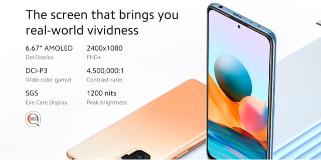 Xiaomi Redmi Note 10 Pro, 6.67" AMOLED Display, 8GB RAM, 256GB Storage, 33W Fast Charging, 108MP Camera, Snapdragon 732G, 5020mAh Battery, Gradient Bronze.