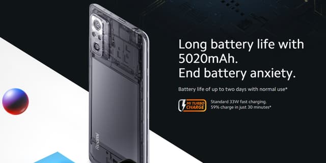 Xiaomi Redmi Note 10 Pro, 6.67" AMOLED Display, 8GB RAM, 256GB Storage, 33W Fast Charging, 108MP Camera, Snapdragon 732G, 5020mAh Battery, Gradient Bronze.