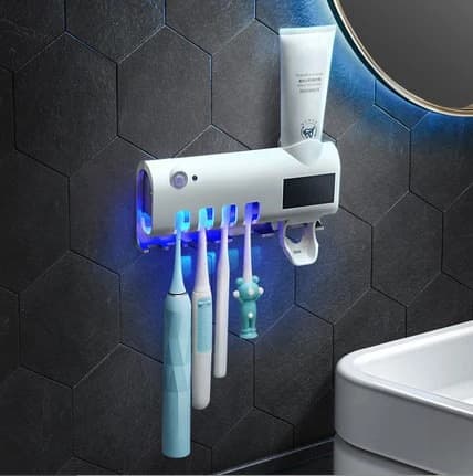Intelligent Toothbrush Sterilizer UV Wall-Mounted Toothbrush Holder