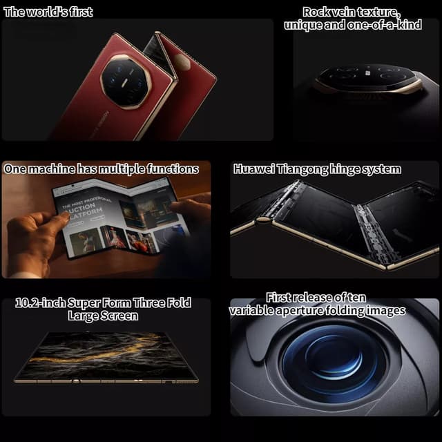 Huawei Mate XT Smartphone 10.2 inches Tri-fold Screen Ultra Thin