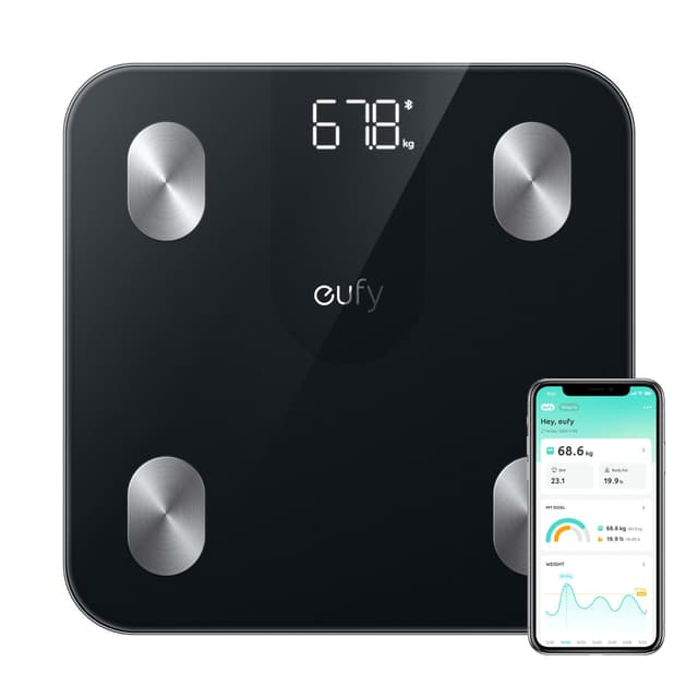 ميزان الكتروني يوفي للجسم مع تطبيق ذكي Smart Scale A1 With Bluetooth