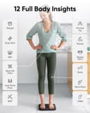 ميزان الكتروني يوفي للجسم مع تطبيق ذكي Smart Scale A1 With Bluetooth