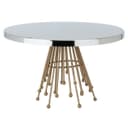 Al Saif Gallery India Silver Stand Cake With Gold Base