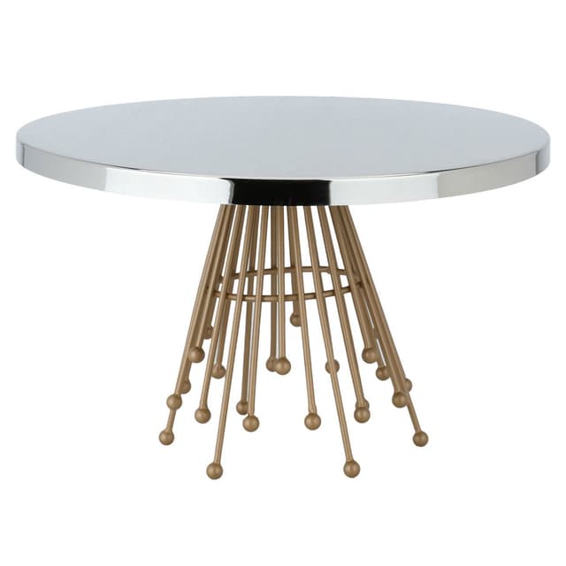 Al Saif Gallery India Silver Stand Cake With Gold Base