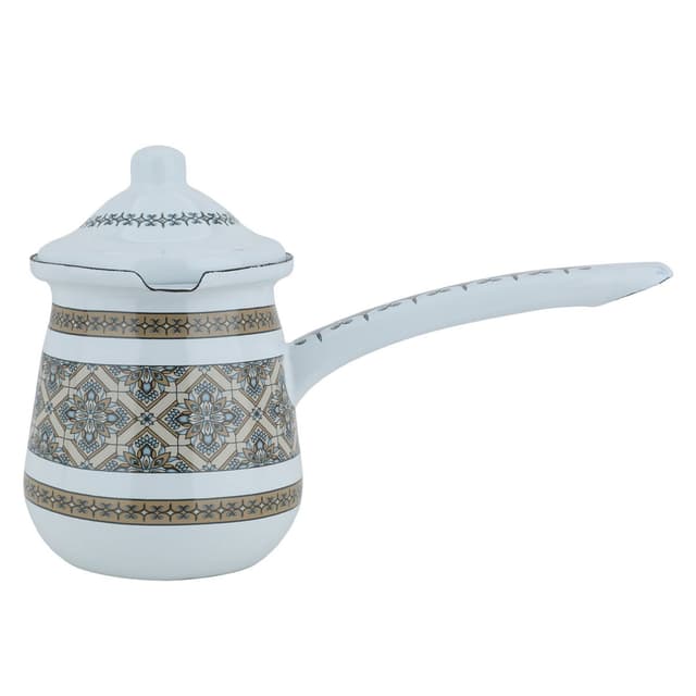 ركوة قهوة بلون ابيض 10 سم من السيف غاليري Al Saif Gallery Grass White Grass Bowl 10 Cm