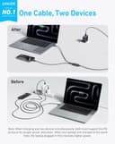 Anker 2 in 1 USB-C to USB-C Cable (140W Max, Braided)