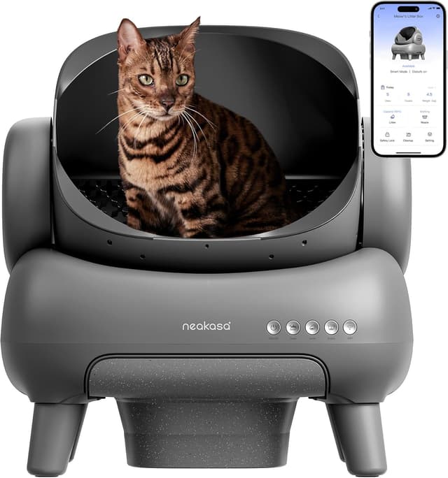 Neakasa M1 Open-Top Self Cleaning Cat Litter Box, Automatic Cat Litter Box with APP Control