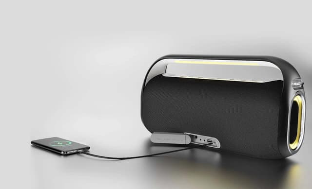 HiFuture MusicBox 300 Wireless Bluetooth Speaker with Dual Wireless Microphone