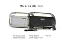 HiFuture MusicBox 300 Wireless Bluetooth Speaker with Dual Wireless Microphone