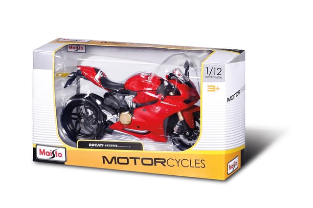 1:12 Motorcycles - Ducati 1199 Panigale Officially Licensed Scaled Replicas of Collectible Diecast Metal Models with Exquisite Interior and Exterior Detailing for All Age.
