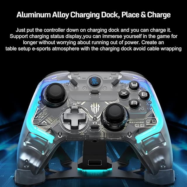 Redmagic Cyber Gamepad With Charging Dock for PC/Steam/iPhone/Android/Switch