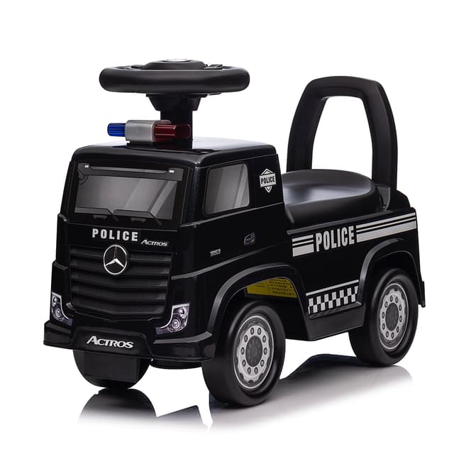 سيارة دفع مرسيدس بنز أكتروس لإطفاء الحرائق باللون الأسود من شركة مايتس  Myts Mercedes Benz Actros Fire Fighting Push Car Black