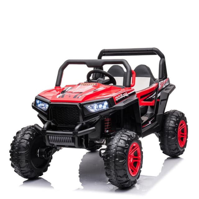 عربة أطفال كهربائية للركوب على الطرق الوعرة  باللون الأحمر من شركة مايتس فانكي Myts Funky Kids' Off-Road Electric Ride-On Buggy - Red