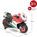 Myts Electric Ducati Sport Bike for Kids 12V Power-Packed Riding Fun- Red