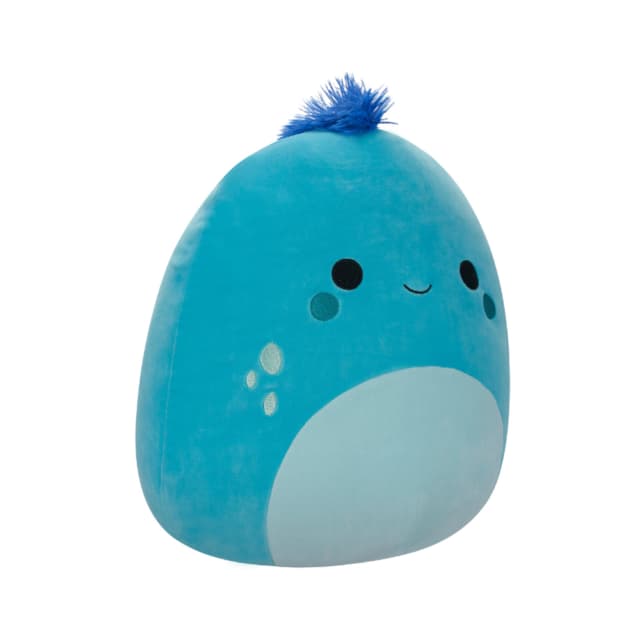 دمية محشوة ديجمون إغوانا 16 بوصة أزرق سماوي من سكويشمالوز Squishmallows Dijimon Cyan Blue Iguana with Blue Hair Plush Toy