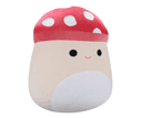 دمية محشوة للأطفال بشكل فطر 14 بوصة أحمر وبيج من سكويشمالوز Squishmallows Malcolm Red Spotted Mushroom Plush Toy