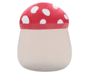 دمية محشوة للأطفال بشكل فطر 14 بوصة أحمر وبيج من سكويشمالوز Squishmallows Malcolm Red Spotted Mushroom Plush Toy
