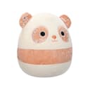 دمية محشوة على شكل باندا مخملية بلون خوخ فاتح مع آذان خوخية وبقع عيون وخطوط متوسطة الحجم 12 بوصة لعبة قطيفة ملونة ناعمة هدية للاطفال البنات والاولاد قابلة للغسل لعبة اسفنجية متعددة الالوان لجميع الاعمار من سكويشمالوز 12 inch Medium Plush Light Peach Velvet Panda with Peach Ears, Eye Patches, and Stripe Officially Licensed Kellytoy Plush Toy Colorful Soft Gift for Kids Girls Boys Washable Squishy Stuff Toy Multicolor All Age