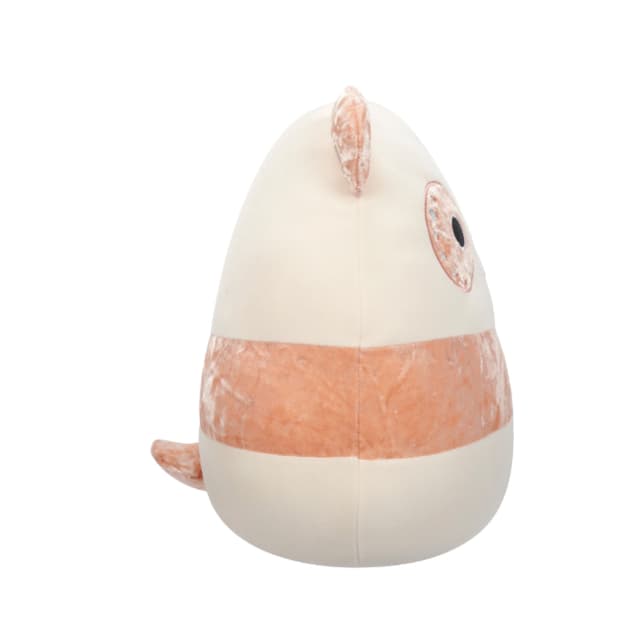 دمية محشوة على شكل باندا مخملية بلون خوخ فاتح مع آذان خوخية وبقع عيون وخطوط متوسطة الحجم 12 بوصة لعبة قطيفة ملونة ناعمة هدية للاطفال البنات والاولاد قابلة للغسل لعبة اسفنجية متعددة الالوان لجميع الاعمار من سكويشمالوز 12 inch Medium Plush Light Peach Velvet Panda with Peach Ears, Eye Patches, and Stripe Officially Licensed Kellytoy Plush Toy Colorful Soft Gift for Kids Girls Boys Washable Squishy Stuff Toy Multicolor All Age