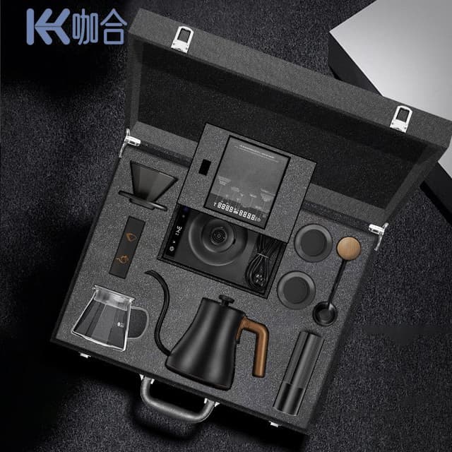 شنطة قهوة مختصة قهوة v60 سبع قطع Hand Brewed V60 Coffee Maker Set