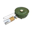 موقد غاز للرحلات مع مقلاة ستانلس ستيل مدمجة 2300 واط Outdoor Portable Gas Stove Nonstick Cooking frying pan