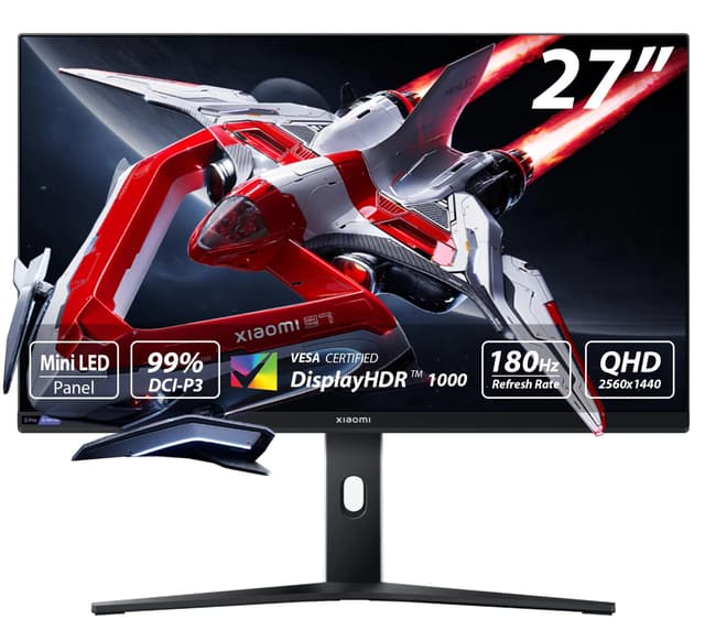 شاشة قيمنق 2k​ شاومي 27 بوصة 180 هرتز Xiaomi Mini LED Gaming Monitor G Pro 27i