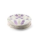 طقم تقديم الكيك امال باللون البنفسجي 9 قطع من اوتانتيك Otantik Amal CakeServing Set 9Pcs Purple