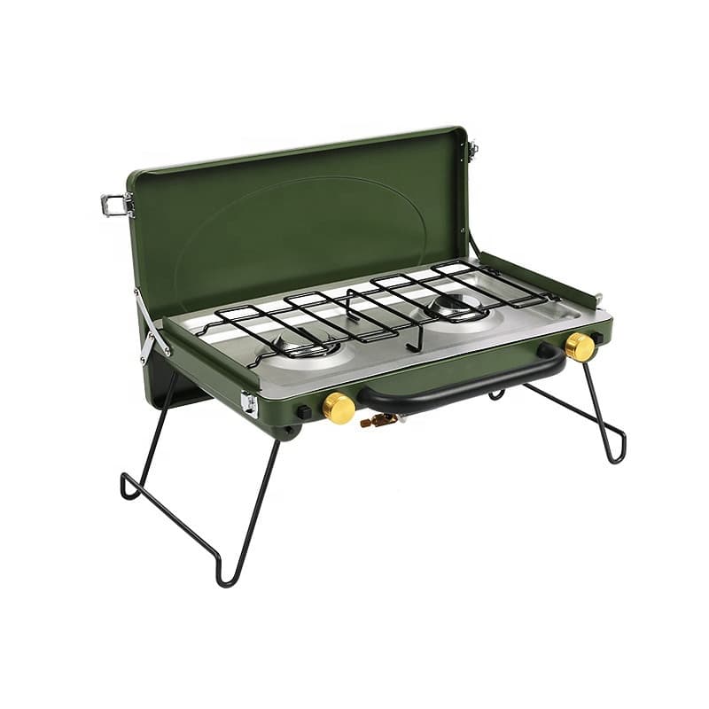 Portable Folding Gas Stove 2 Burner 2900W