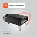 Porodo Lifestyle 12" Pizza Outdoor Oven with Foldable Legs