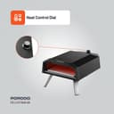 Porodo Lifestyle 12" Pizza Outdoor Oven with Foldable Legs