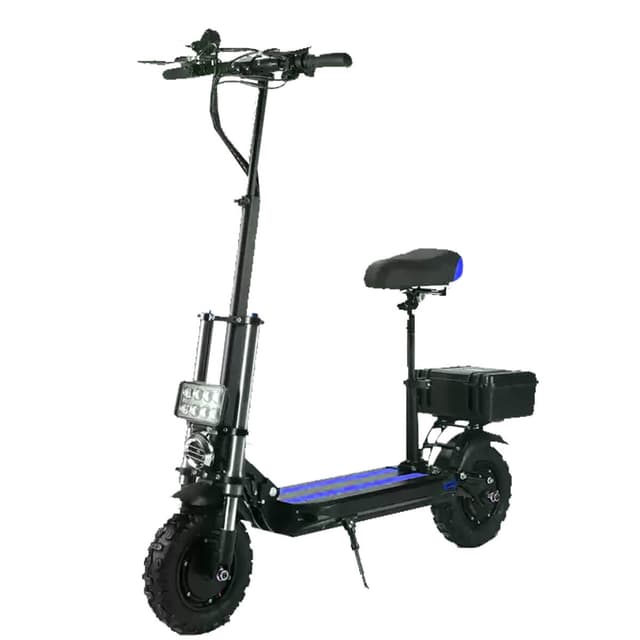 Megastar Megawheels Folding Adult Electric Scooter 48V Dual Motors - Blue
