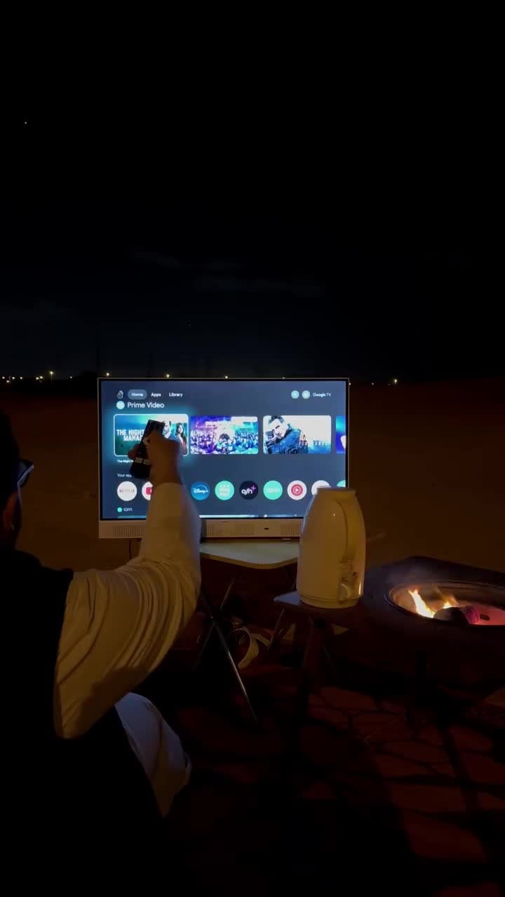 تلفزيون متنقل للرحلات 32 بوصة يعمل بالبطارية المحمولة Skyworth LP70G FHD Google TV