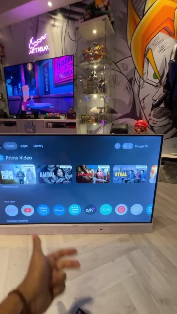 تلفزيون متنقل للرحلات 32 بوصة يعمل بالبطارية المحمولة Skyworth LP70G FHD Google TV