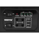 Geepas GPS5593 Power Caster 7000mAh Rechargeable Battery 4 Pcs Led Bulbs with Solar Panel 