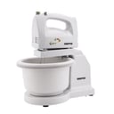 خلاط يدوي ( مع حامل ووعاء ) بقوة 250 واط Geepas - Hand Mixer with Stand & Bowl