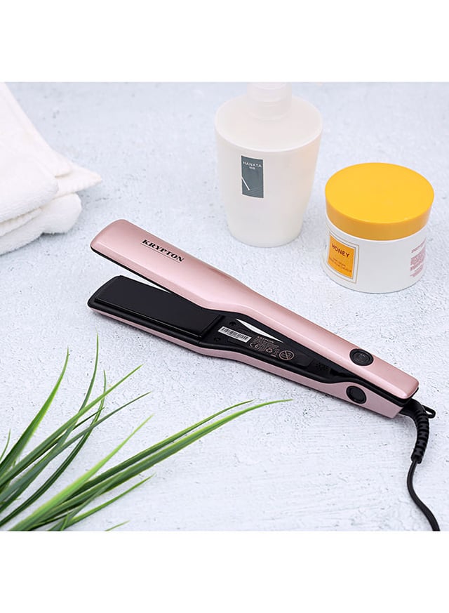 Krypton Ceramic Hair Straightener Pink/Black 750g