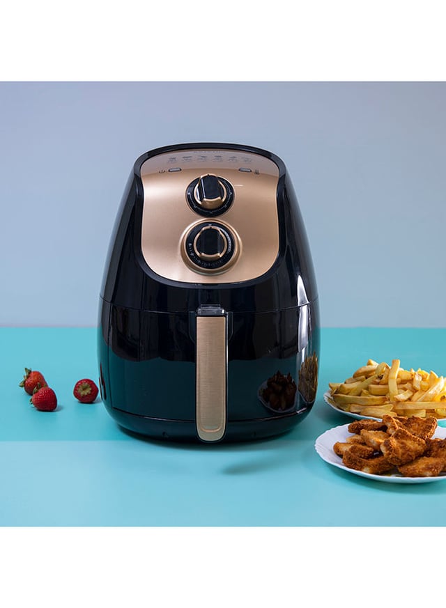 Krypton Air Fryer With Rapid Air Circulation System 3.5 l 1500 W KNAF6228 Rose Gold/Black