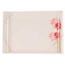 Royalford Melamine Boat Serving Tray With Wide Handles (22.9X16.0X1.3Cm) - Lightweight Tough Material