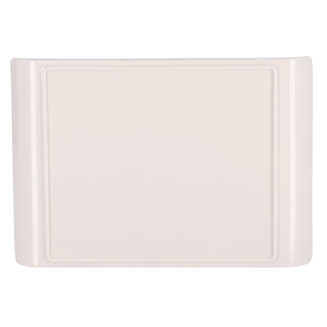 Royalford Melamine Boat Serving Tray With Wide Handles (22.9X16.0X1.3Cm) - Lightweight Tough Material