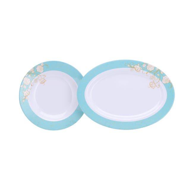 طقم سفرة طعام ميلامين 40 قطعة ديلكاسا Melamineware Dinner Set Delcasa