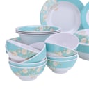 طقم سفرة طعام ميلامين 40 قطعة ديلكاسا Melamineware Dinner Set Delcasa