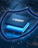 باور بانك بطارية 20000 ميلي أمبير مع كابلات مدمجة فيجر Veger Power Bank with 4 Cables