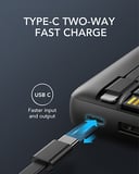 باور بانك بطارية 20000 ميلي أمبير مع كابلات مدمجة فيجر Veger Power Bank with 4 Cables