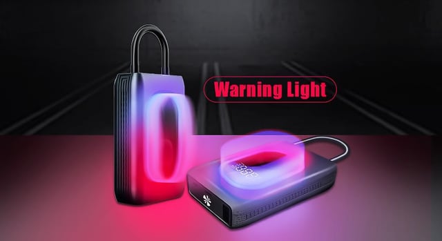 شاحن بطارية سيارة متنقل و منفاخ إطارات 12000 مللي أمبير Portable Multifunctional Car Air Pump + Jump Starter