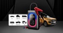 شاحن بطارية سيارة متنقل و منفاخ إطارات 12000 مللي أمبير Portable Multifunctional Car Air Pump + Jump Starter